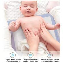50pcs Disposable Waterproof Incontinence Pads, Baby Diaper Changing Mat Disposable Breathable Absorbent Pads