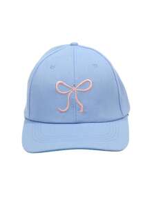 Sweet Bowknot Embroidery Baseball Hat For Women Solid Color Korean Girl Peaked Cap Outdoor Soft Cotton Snapback Sun Visors Hat - Multicolor - View 10