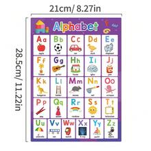 Lachilly 儿童教育学习海报，10张学前家庭学校墙贴，包含字母、数字、颜色、形状和动物，适合幼儿教室装饰 - 彩色 - 查看 4