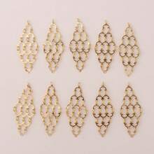 10pcs Jewelry Connectors, Suitable To Make Earrings, Women Jewelry DIY Accessories