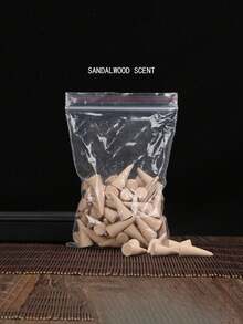 120 件装宝塔香粒檀香沉香花香泰国宝塔香薰锥形香家用香炉浴室厕所除臭香 - 彩色 - 查看 17