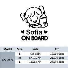 1Pc Customized Stickers ,Baby On Board ,Baby In Car,Suitable For Smooth Surfaces Such As Cars, Etc, Furniture Customized Label Decoration,Suitable For Home, Office, Commercial, And Commercial Decoration And Gifts. Birthday Graduation - Multicolor - View 26