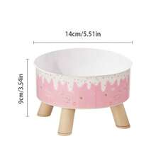 1pc/2pcs/3pcs Stainless Steel Elevated Pet Bowls With Sturdy Stand, Anti-Slip & Anti-Spill, Large Capacity For Cat And Dog Food And Water