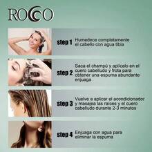 ROCCO Shampoo + Acondicionador Colageno Sin Sal 400ml - Verde - Ver 6