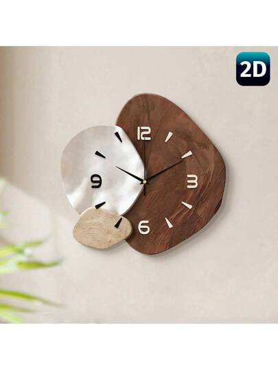 1pc Creative Art ation Wand Clock, Super Quiet Quartz Movement, No Ticking Sound, Room ation, Home Living Bedroom Classroom Kitchen Office Restaurant Ho view 6