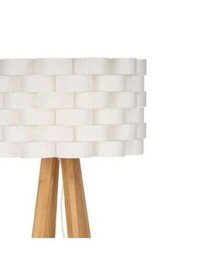 Well Home WELL HOME Wit Bamboo Vloer Lamp Ø50x150cm. Free Shipping 24/7. view 7