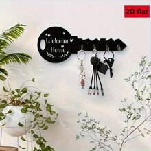 Portallaves de estilo bohemio rústico de madera con estante y ganchos - Fácil instalación, organizador de pared ahorra espacio para llaves, abrigos y talla grande - Ideal para entrada, cocina, oficina, perchero de llaves