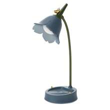 LED Tischlampe kabellos, einstellbarer Schwanenhals, dimmbar, Touch-Bedienung, wiederaufladbar, augenpflegend, Nachtlicht, Mini, süß, für Studentenwohnheim, Schlafzimmer, Lesen