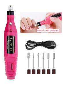 专业美甲沙龙套装，美甲工具套装，电动美甲打磨机，指甲锉，美甲打磨头，U型钳/平行钳/普通指甲钳，适合初学者的完整美甲美睫工具和足疗套装
