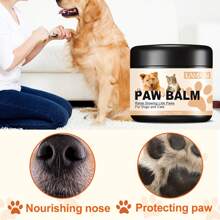 Baume pour les pattes de chien et de chat | Baume pour les coussinets des pattes de chien | Adoucissant pour le museau des chiens | Baume pour les pattes de chien et le baume pour le nez de chien pour les nez et les pattes secs, fissurés, irrités, qui démangent (1,411 oz*2)
