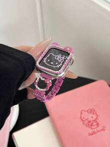 Sanrio 1 pieza Funda protectora para con diamantes incrustados estilo Hello Kitty de Sanrio