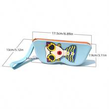 Silicone Glasses Case, Portable Sunglasses Storage Bag, Large Capacity Eyeglasses Pouch, Makeup & Cable Organizer, Mother's Day Gift, Gender Reveal Party, Perfect For Birthdays, Weddings, Parties, The Perfect Gift For Colleagues, Friends, And Family, Back To School