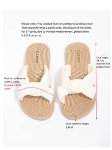 Sandalias anchas para damas de modelos de primavera y verano (circunferencia talla grande ancha, 2 yardas talla grande ancha que la circunferencia regular), sandalias francesas de moda simples y elegantes adecuadas para la playa, vacaciones, citas y viajes en color blanco, caqui y beige. Zapatos de verano / zapatos de resort / zapatos de playa, de estilo bohemio, lindos, románticos y encantadores, ligeros y cómodos, con amortiguación y fáciles de llevar para pies anchos de mujer - Beis - Ver 2