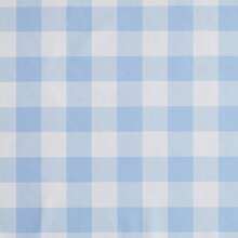 Gingham Plaid Blackout Curtain Panel Pair Set Of 2 Light Blue 37 W X 84 L