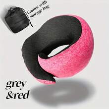 Memory Foam U-Shape Travel Pillow Neck Support Cushion For Airplane,Office,Nap