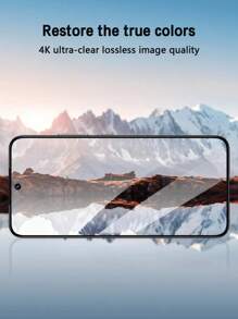3pcs Ultra HD Tempered Glass Screen Protector, Compatible With OPPO/VIVO Phones, Waterproof, Anti-Scratch, Bubble-Free, Easy Installation Gift For Birthday, Family, Friends Phone Screen Protector, Phone Accessories