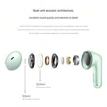 Redmi Buds 7S In-Ear Active Noise Canceling Headphones, Dual Drivers + Spatial Audio Algorithm, Super Long Battery Life, IPX4 Waterproof, White - White - View 3