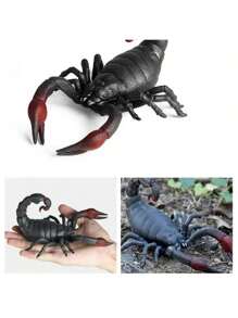 Juguete antiestrés de goma blanda TPR para adolescentes, diseños de pez globo, pulpo, rana, cocodrilo, escorpión y serpiente, modelo de animal realista, apto para cumpleaños, Día de los Inocentes, regalos de broma, fiestas festivas