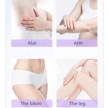 Kemei 三合一理容套装，电动剃须刀，女士脱毛器，胡须修剪器，女士比基尼及敏感部位电动剃须刀，无痛体毛修剪器，USB充电式清洁套装 - 彩色 - 查看 12