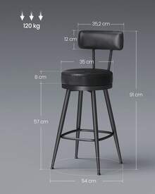Barstools - Black - View 6