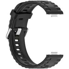 Silikon Reifen Armband kompatibel mit Huawei Watch Fit4/Fit 4 Pro Bändern, strapazierfähiges Armband, kompatibel für Huai Watch, 3 Ersatzarmband, weich und bequem, Sportarmband für Herren und Damen