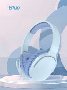 GENAI Wireless Headphones Over Ear, With Microphone, HiFi Stereo Foldable Lightweight Headset, Volume Control Stereo 3.5mm Wire Headset For Deep Bass For Home Office Cellphone PC Ect.