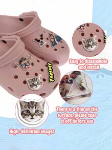 1 pieza de Dijes personalizados para zapatos, accesorios de zapatos de acrílico personalizados con fotos, pasadores para zapatos DIY, decoraciones y accesorios, regalo único para cumpleaños/Navidad/Día de San Valentín/Boda/Aniversario, estilo Kawaii para niños, mujeres, hombres, parejas, familia, multifuncional, ornamental, reutilizable, exquisito, elegante, de alta calidad, colorido, moderno, personalizado, único, regalos ideales para él, regalos ideales para ella, novio, papá, novia, mamá, familia, amigos, sala de té, hogar, jardín, oficina, para aniversarios, para el Día de San Valentín, para el Día de la Madre, para cumpleaños, para el Día del Padre, para graduación, para bodas, para calentamiento de casa