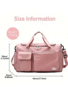 Bolsa de deporte de 35L con 11 piezas, bolso cruzado de yoga, bolso deportivo ligero, bolso impermeable para hombres y mujeres para fitness y viaje - Bolso de nailon Oxford impermeable y grueso con compartimento para zapatos, bolsillo seco/húmedo - Adecuado para fitness, natación, equipaje de fin de semana, viaje, ocio, versátil, bolso de hombro portátil