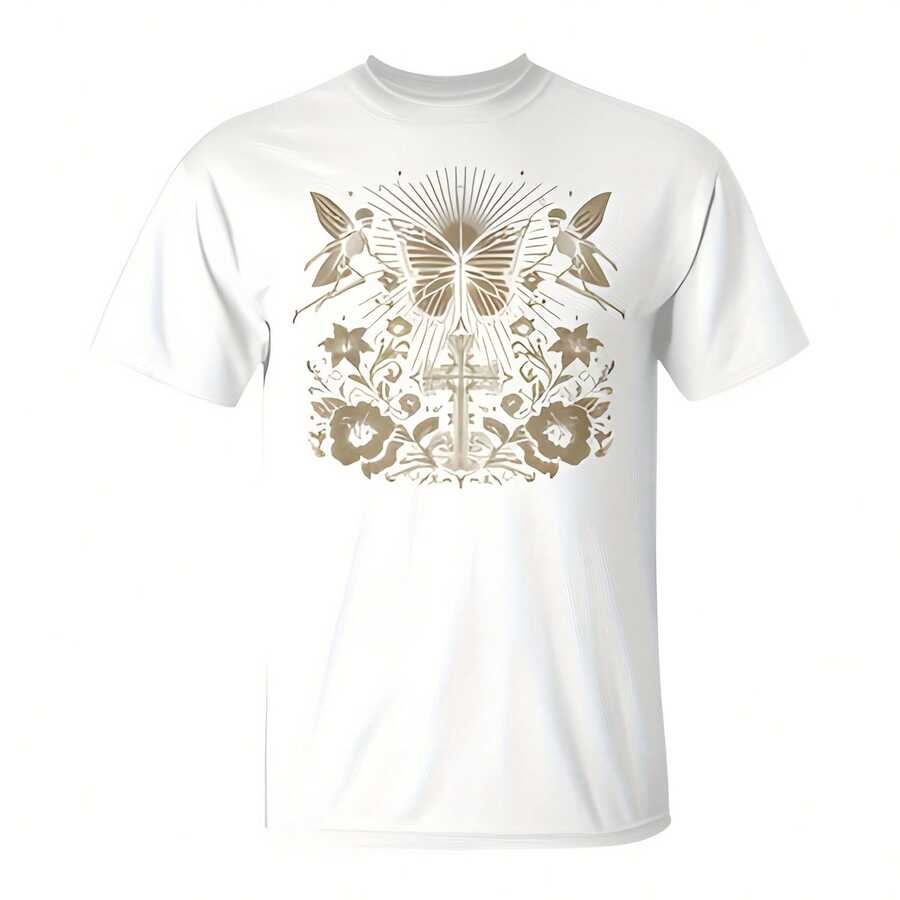 Therian Y2k Grunge Aesthetic Alt Goth Skeleton Cross Gothic T-Shirt Retro Shirts Anime Shirts Cistian Clog Y2K, Retro Style, Streetwear, Graffiti Art, Bold Typography, Cowboy Core, Beach Vibes, Graduation Season, Summer Ts, Family Ts, Solo Adventures, Music Festivals, Car Shows, Motorcycle Rides, Skateboard Parks, City Streets, Baseball Games, College Reunions, Independence Day, Comic-Con, Cold Weekends, Camping Nights, Sun S, Road Ts, Urban Adventure, Birthday Party, Dance Battle, Tattoo Expo, Comic-Con, Hip-Hop Night, Art Market, Surf Club, Vintage Picnic, Vintage Expo, Street Dance Fiesta Pattern T Playe De Hombre Jesus Puerto Rico Rel Pappe Basketball Jersey - White - View 1