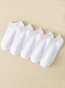 1/9/10/12/15/30 Pairs Unisex Socks, Sports Socks, White/Black/Grey Short Socks, Invisible Socks, Solid Color Minimalist Style, Suitable For Casual Daily Wear