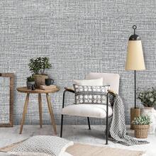 1 卷深灰色壁纸家居装饰自粘式即撕墙纸，适用于卧室餐厅厨房橱柜墙贴，加厚可移除接触纸，适用于台面家具翻新壁纸卷 - 深灰色 - 查看 5