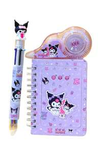 3pcs/Set Cute Cartoon Elementary School Supplies Gift Set, Creative Stationery For Kids, Preschool Birthday Gift/Prize , Back To School Gifts - Multicolor - View 5