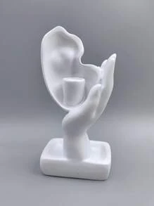 1 Stück Harz Räucherstäbchenhalter, multifunktionaler Harz Statue Dekor, Rückfluss Räucherstäbchenhalter Wasserfall Räucherstäbchenständer, abstrakte menschliche Skulptur Kunst Dekoration, geeignet für Heim-Dekoration, Esszimmer-Dekoration, Geschenk (Räucherstäbchen nicht enthalten)