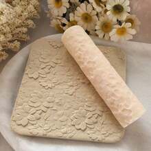 9 Styles Polymer Clay Texture Roller, Flowers Grass Geometric Pattern High-Precision Polymer Clay Crafting Tools For Polymer Clay Earrings Jewelry, Work With Polymer Clay Cutters, 3D Printed Texture Roller - 肌理滾軸 - 查看 8