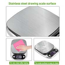 1pc, Scale, High-Precision Stainless Steel Digital Kitchen Scale, Electronic Scale, Precision Baking Household Small Scale, Food Scale, Medicine Scale, Coffee Scale, Postal Scale, Kitchen Stuff, Baking Tools