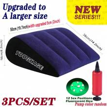Aufblasbares rosa Sexkissen, SM Produkt, Sexspielzeug für Erwachsene, Sexkissen, Positionskissen, dreieckige aufblasbare Rampe, Möbel für Paar, Positionierung, tiefere Position, Stützkissen für Männer und Frauen, Paar, Sex, sexy, Sexshop, Sexpostur Hilfekissen, BDSM Sofa Sexmöbel Sexkissen