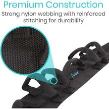 Vive Gait Belt (300lbs) Transfer Belt With Handles - Nursing Safety Patient - Bariatric, Elderly, Handicap, Physical Therapy - PT Gate Strap Quick Release Metal, Grabbing Teeth2025 - 1 - Xem 8