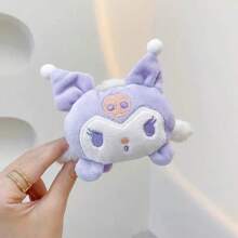 Sanrio 1pc Sanrio Hello Kitty Cute Plush Grip Clip, Kids Double Sided Kitty Shark Grip Clip, Back Of Head Disc Hair Accessory, Suitable For Daily Disc Hair, Makeup Home Bathroom Decor Fall Decor Back To School