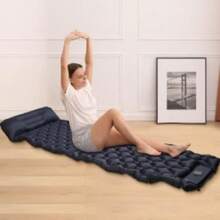 Inflatable Mat Camping Sleeping Self Inflating Mattress Bed Air Pillow Hiking UK - UK-H298901 - View 6