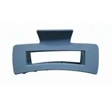 Rectangular Piranha Clip Hair Clip-Assorted Colors - Màu xanh lam - Xem 1