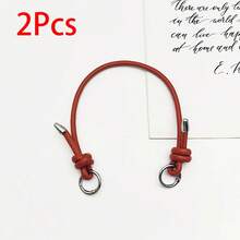 2Pcs New Detachable PU Bag Straps High Quality Handbag Handles With Solid Colors Adjustable Bag Accessories Bag Straps With Buckles Goth - Multicolor - View 9