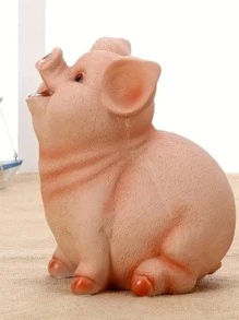 1 Stück glitzernde rosa Cartoon Schwein Spardose, Süß Geschenkidee für Erwachsene, große Harz Tier Münzbox für Innen- und Außenbereich, Schreibtischzubehör, Spaß beim Sparen, ideales Geburtstagsgeschenk, Schuldekoration, Überraschung für den Schlafsaal, Schulanfang