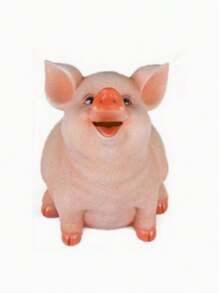 1 Stück glitzernde rosa Cartoon Schwein Spardose, Süß Geschenkidee für Erwachsene, große Harz Tier Münzbox für Innen- und Außenbereich, Schreibtischzubehör, Spaß beim Sparen, ideales Geburtstagsgeschenk, Schuldekoration, Überraschung für den Schlafsaal, Schulanfang