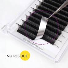 Genielash YY Shape Eyelash Extensions 12Rows 0.07 D Curl Professional Volume Eyelashes Double Tips Premade Fan Lash Extensions