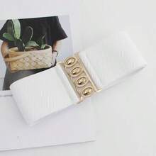 Elastic Waist Belt For Women, European And American Fashion Personalized, Matching Dresses And Coats, Black, Chic - Multicolor - View 10