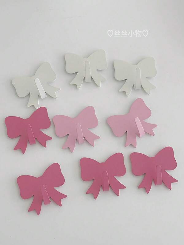 1/3/5/10 piezas Ganchos de pared con diseño de mariposa, pegamento potente sin necesidad de perforar, adecuado para dormitorio, dormitorio, hogar, baño, decoración de almacenamiento