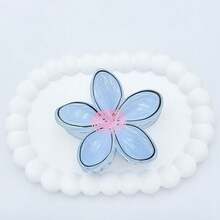 1 件雏菊花和发爪发夹，清新夏日女孩花卉发饰，多功能女士颈背发夹时尚发饰花爪夹 - 彩色 - 查看 15