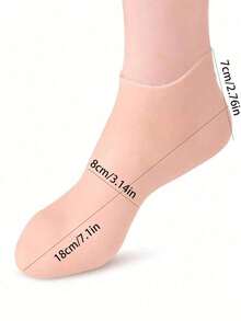 1Pair/1Set Silicone Foot Care Socks, For Dry Cracked Feet Heel And Softening Rough Skin, Foot Care Tools For Women And Men, Ideal For Pedicure, Home Foot Care, High Elastic Absorption Pressure Socks