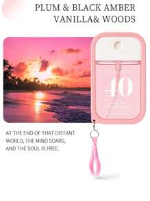 1 Pc Fragrance Spray,3.17oz(48ml), With Silicone Sleeve – Long-Lasting Aromatherapy , Air Freshener,Deodorizer, Portable Niche Scent For Dating, Party, Gathering, Traveling, Holiday, Home, Hotel, Office, Ideal Gift For Family, Relatives And Friends