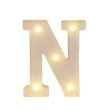1pc Led Letter Light ,Name Letters Alphabet Letter LED Battery Night Light ,Weddings Birthdays Party Bedroom Decoration